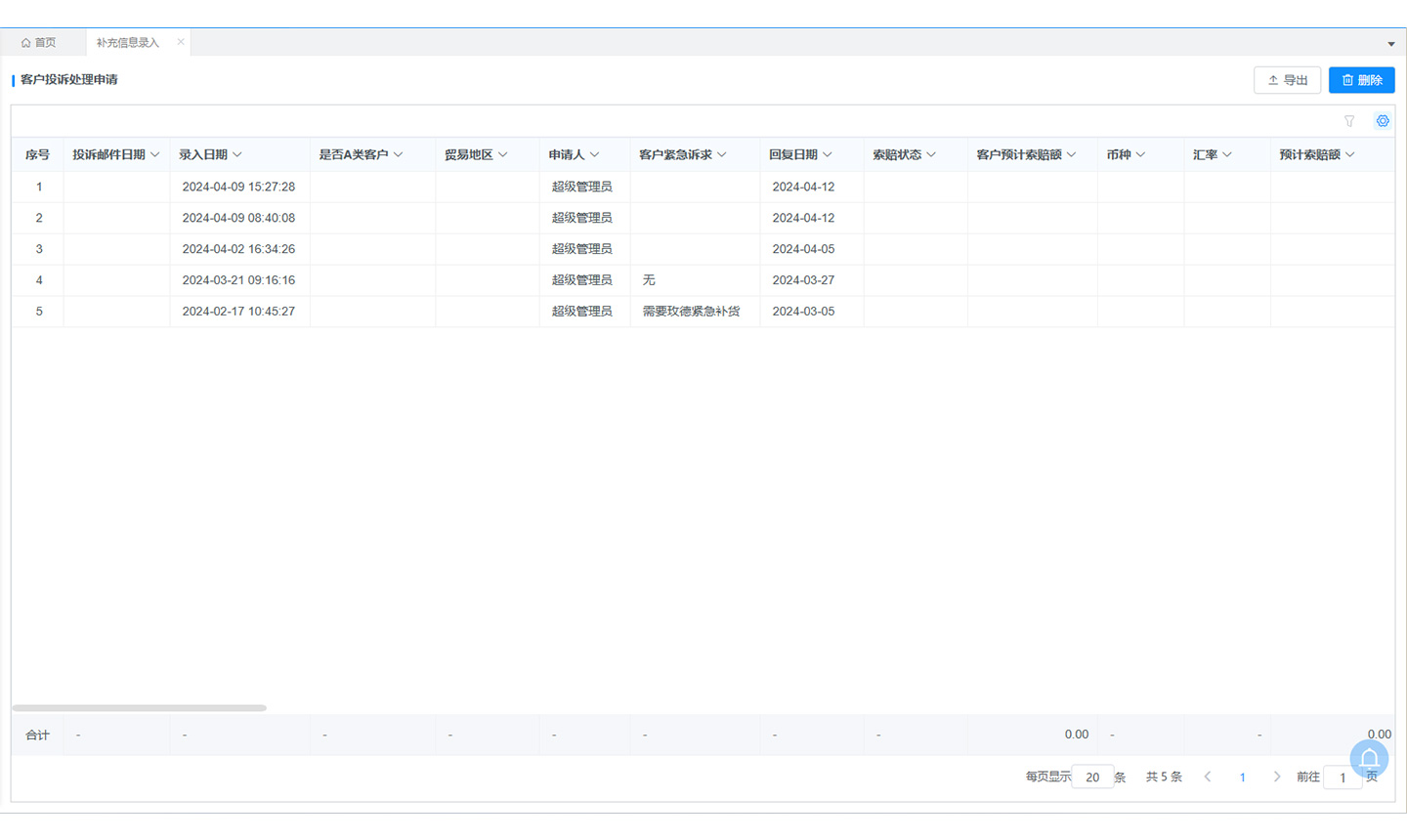 客戶(hù)投訴、投訴信息收集
